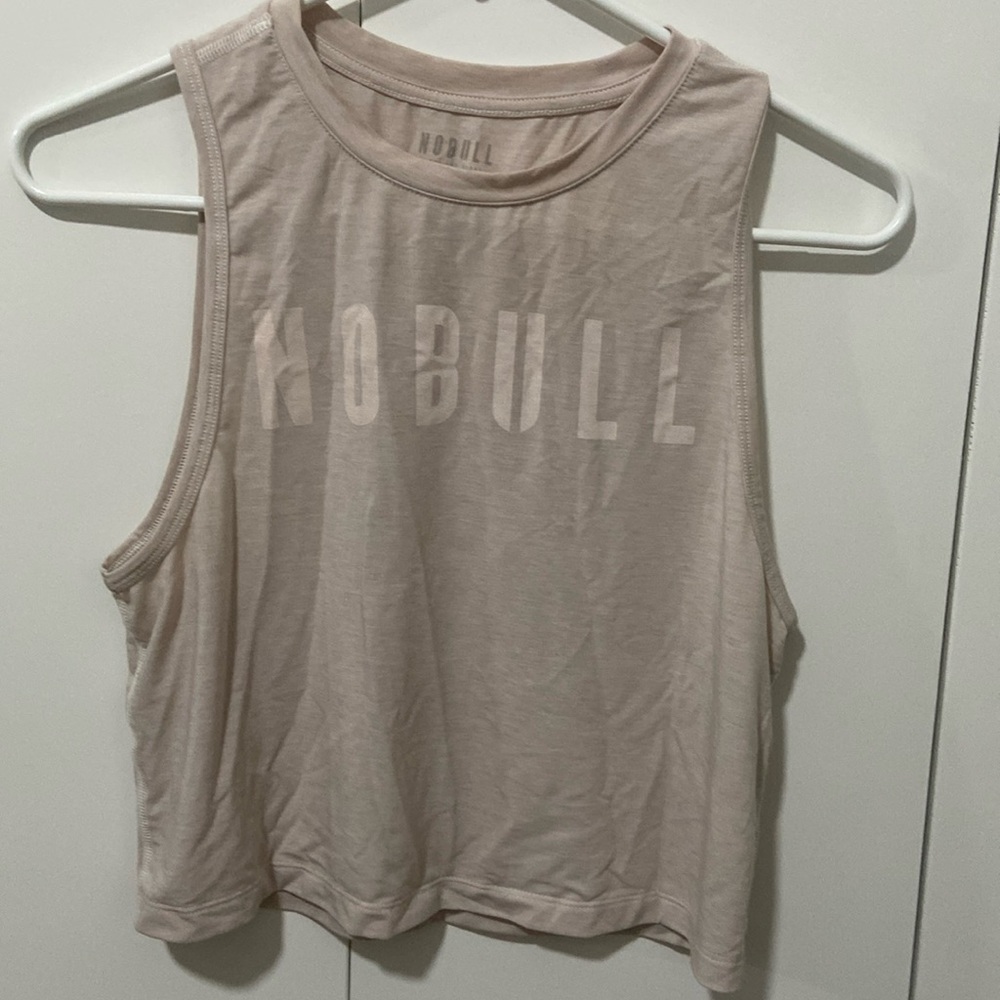 COPY - NOBULL sand color crop tank. Size XS